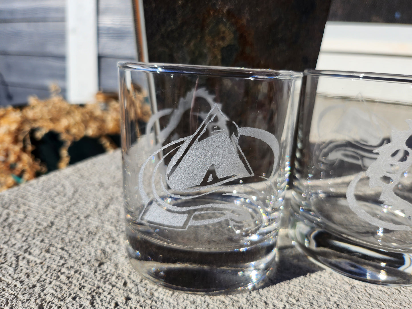 Colorado Avalanche Whiskey Glasses - Set of 2