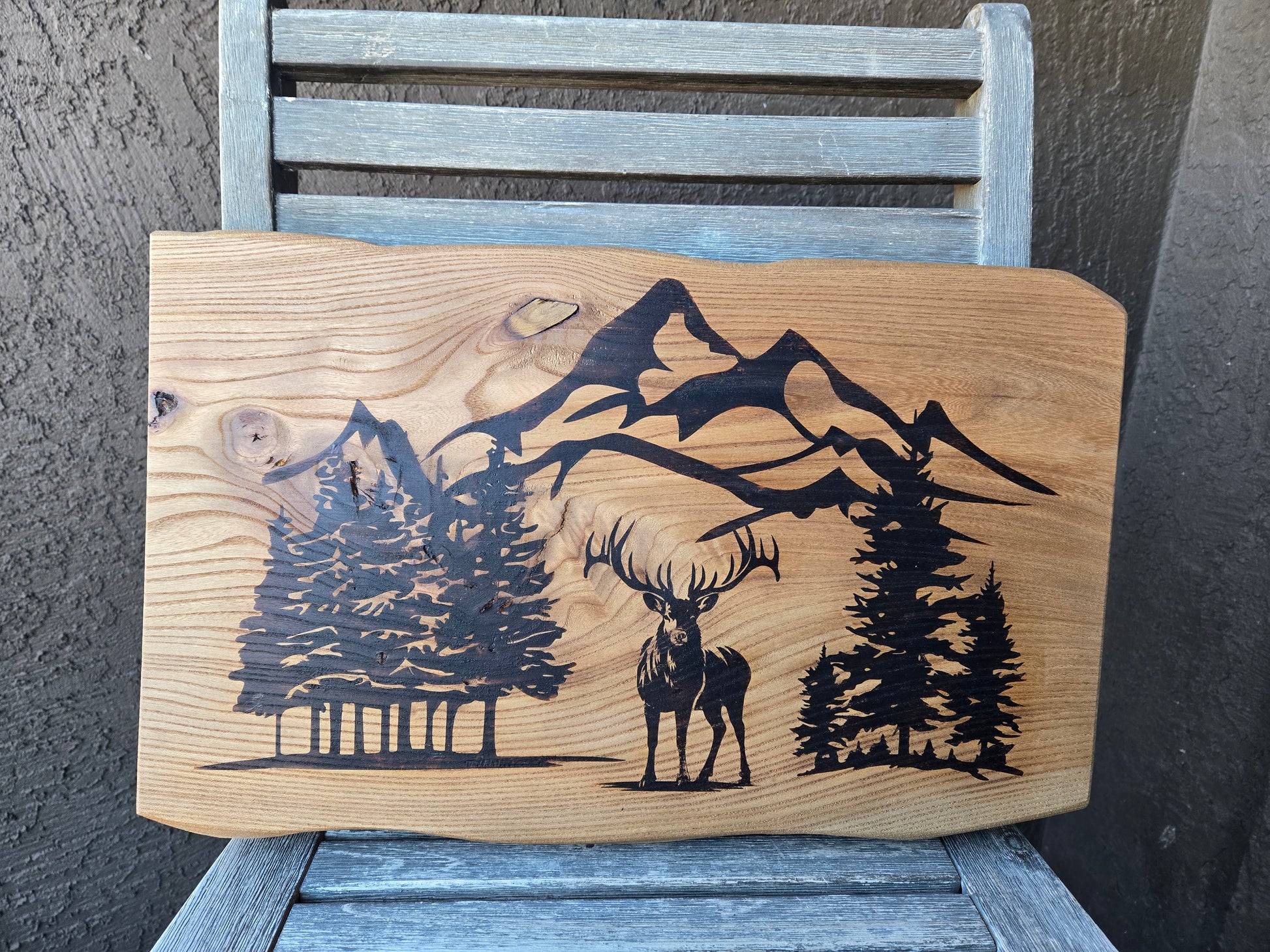 Elk Wood Wall Art
